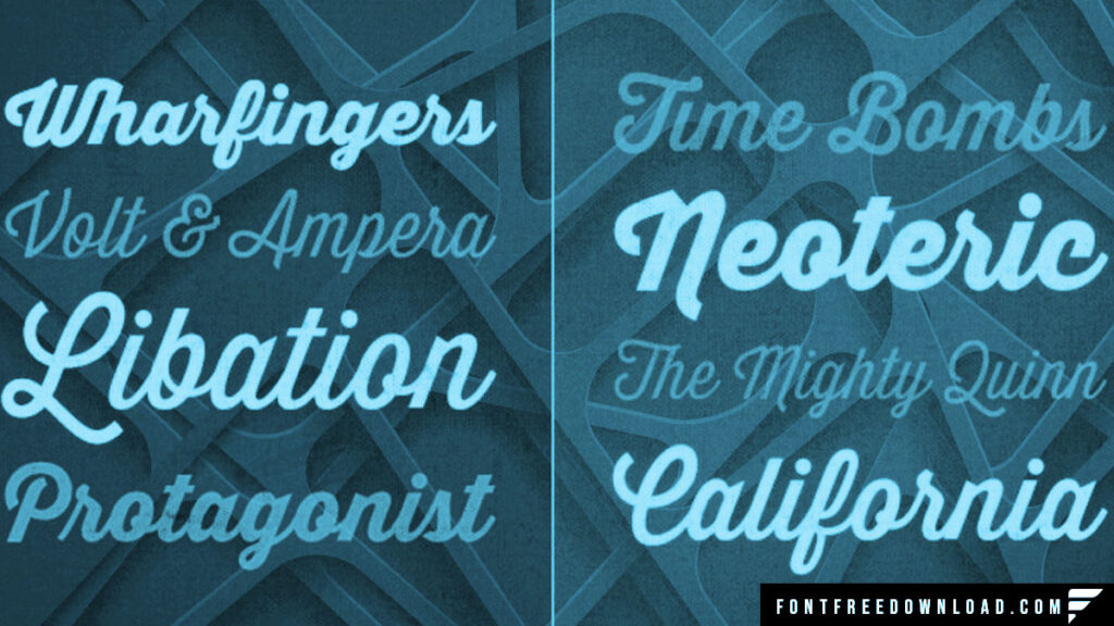 Free Thirsty Script Font Family