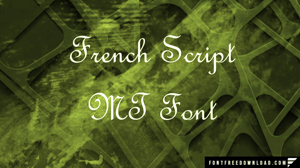French Script MT Font Free Download