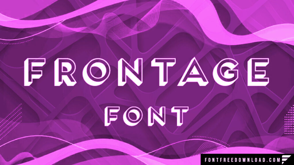 Frontage Font Free Download