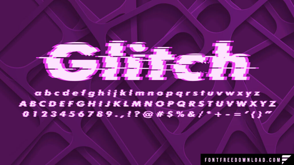 Glitch Font Free Download