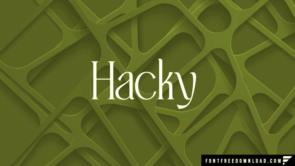 Hacky Font Free Download