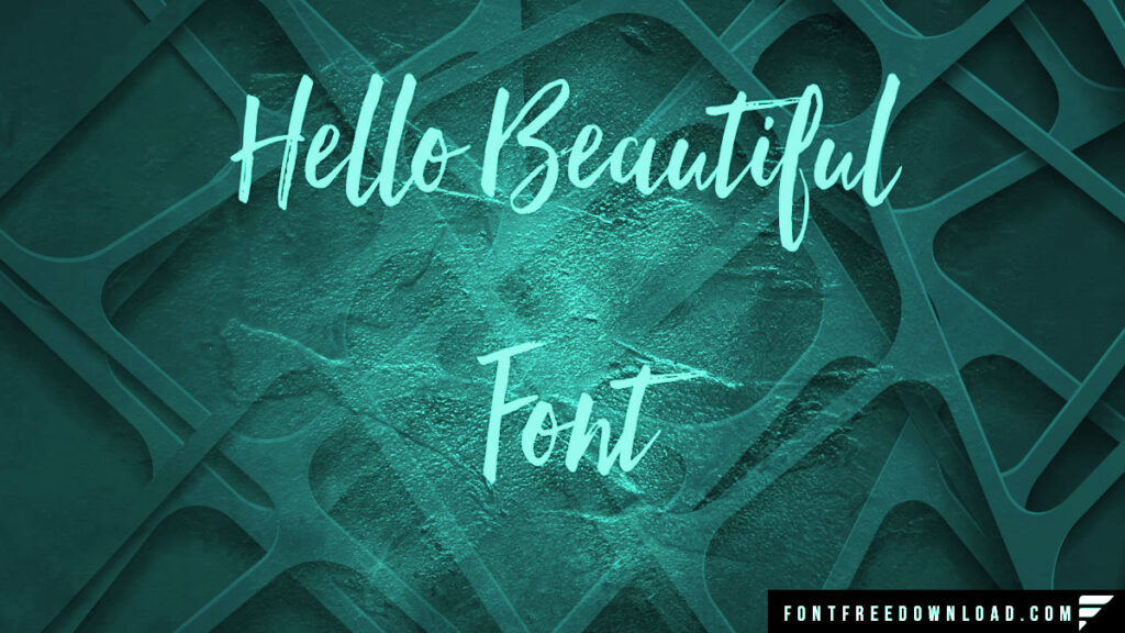 Hello Beautiful Font Free Download