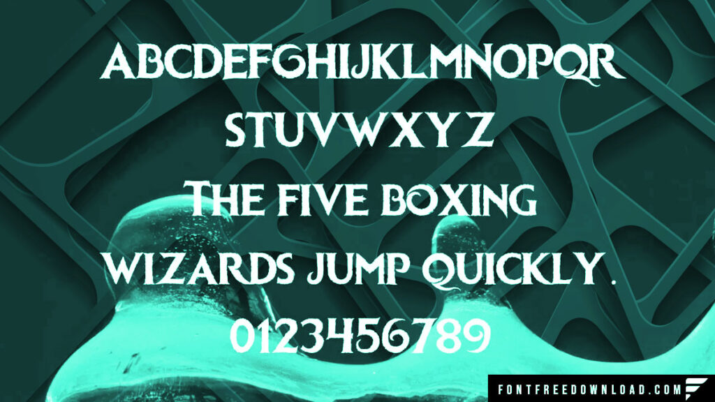 Ice Kingdom Font View