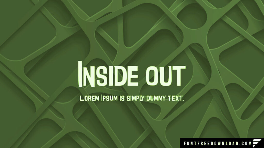 Inside Out Font Free Download TTF