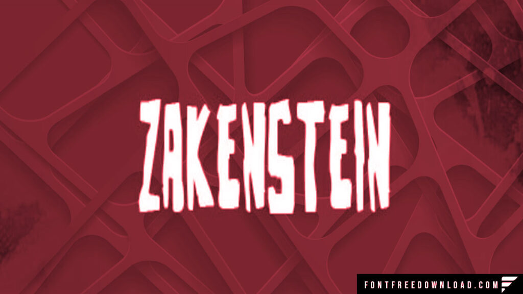 Introducing: Zakenstein Font