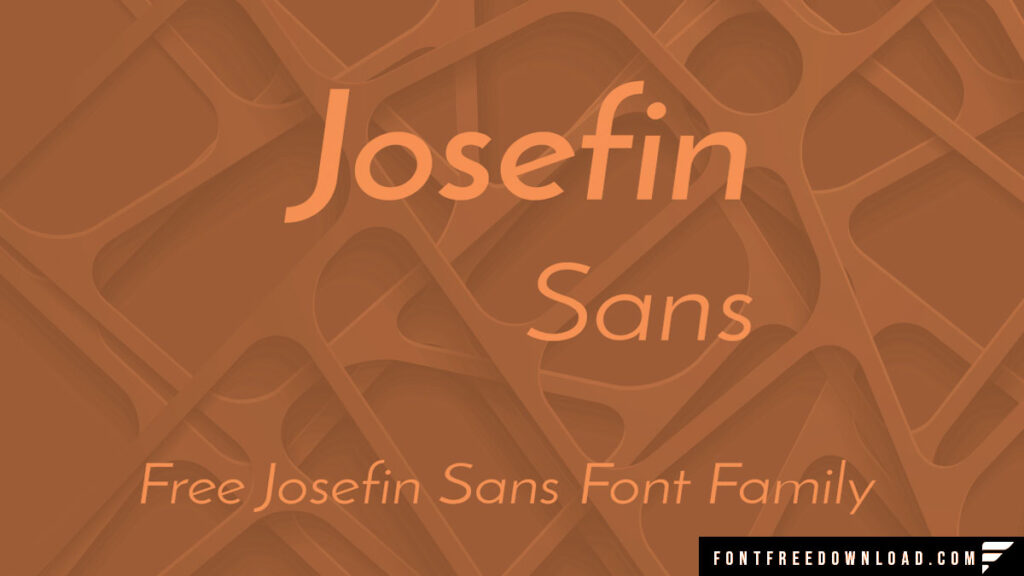 Josefin Sans Font Family Free Download