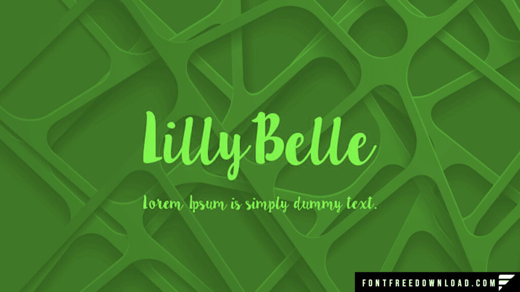 Lilly Belle Font Free Download