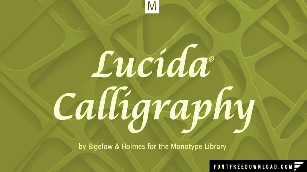 Lucida Calligraphy Font Download for Desktop