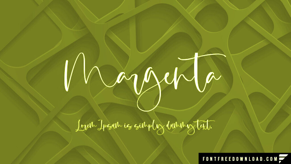 Margenta Font Free Download