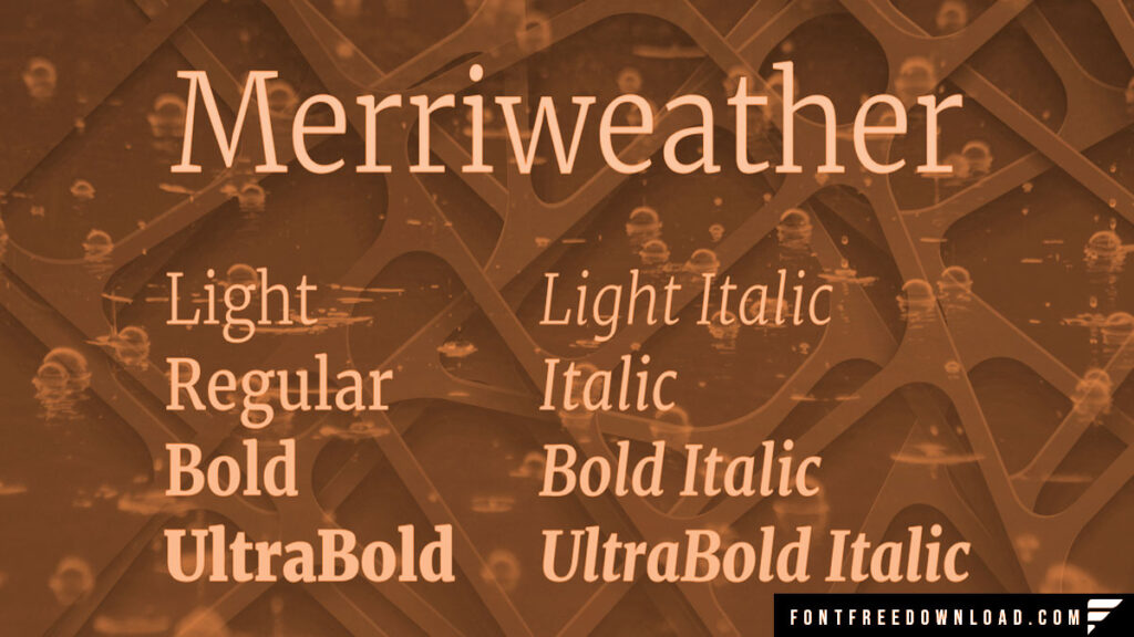Merriweather Font Download for Desktop