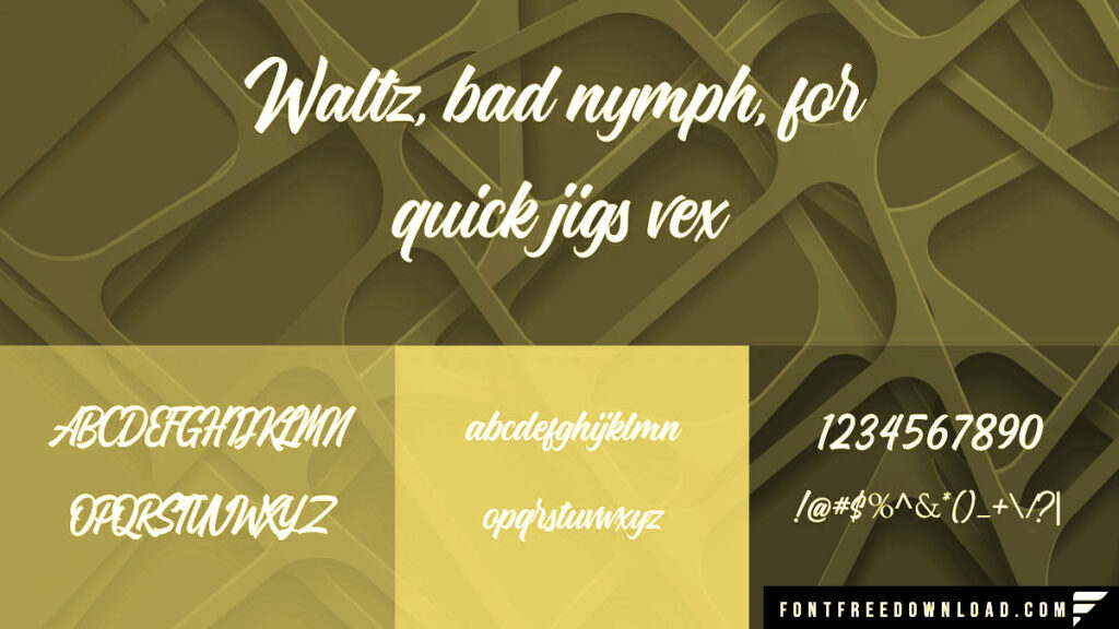 Metalia Font Style