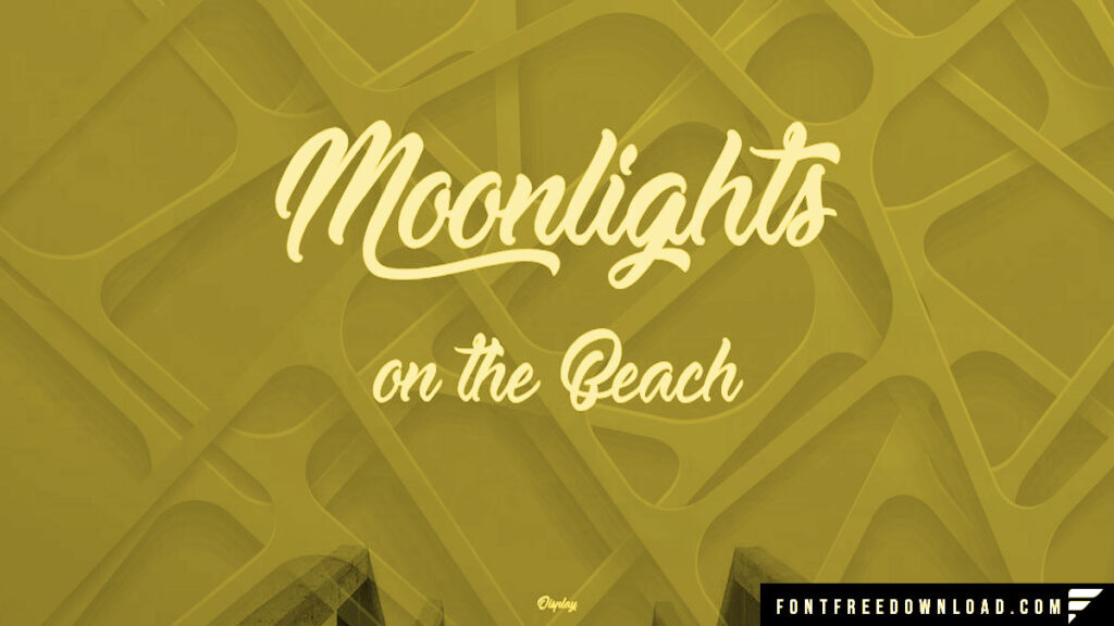 Moonlights Beach Font Download for Desktop