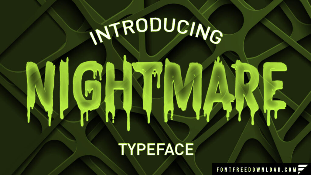 Nightmare Font Free Download TTF