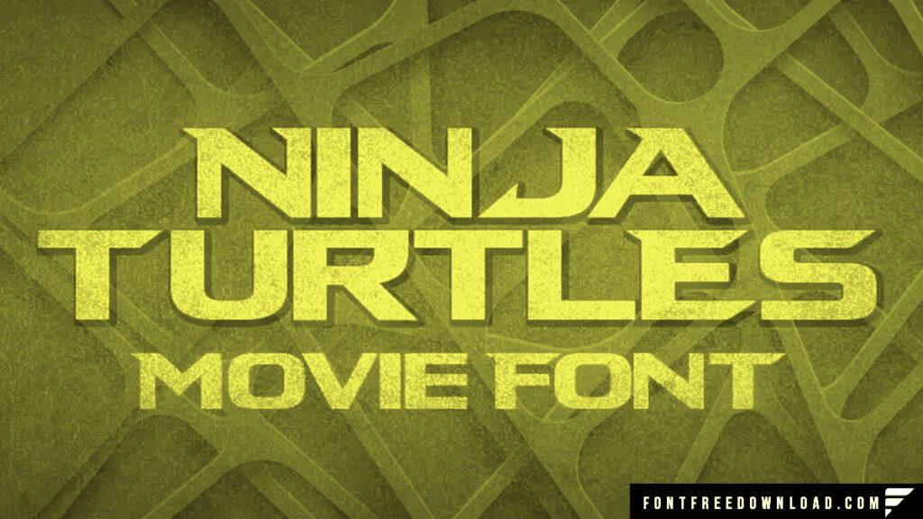 Ninja Turtles Font Free Download TTF