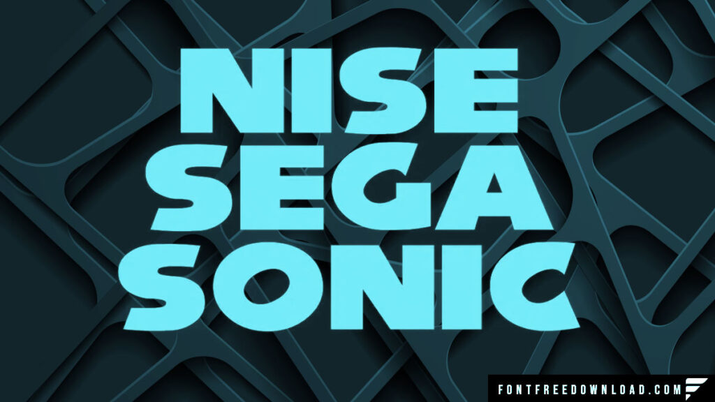 Nise Sega Sonic Typeface: Capturing the Essence of Sonic's World