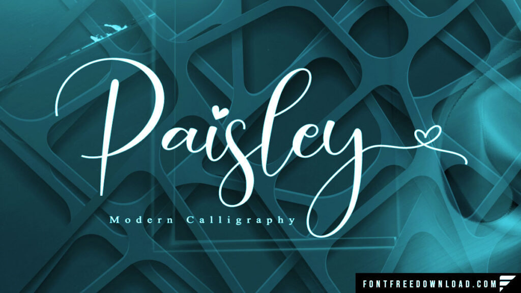 Paisley Font Download for Desktop