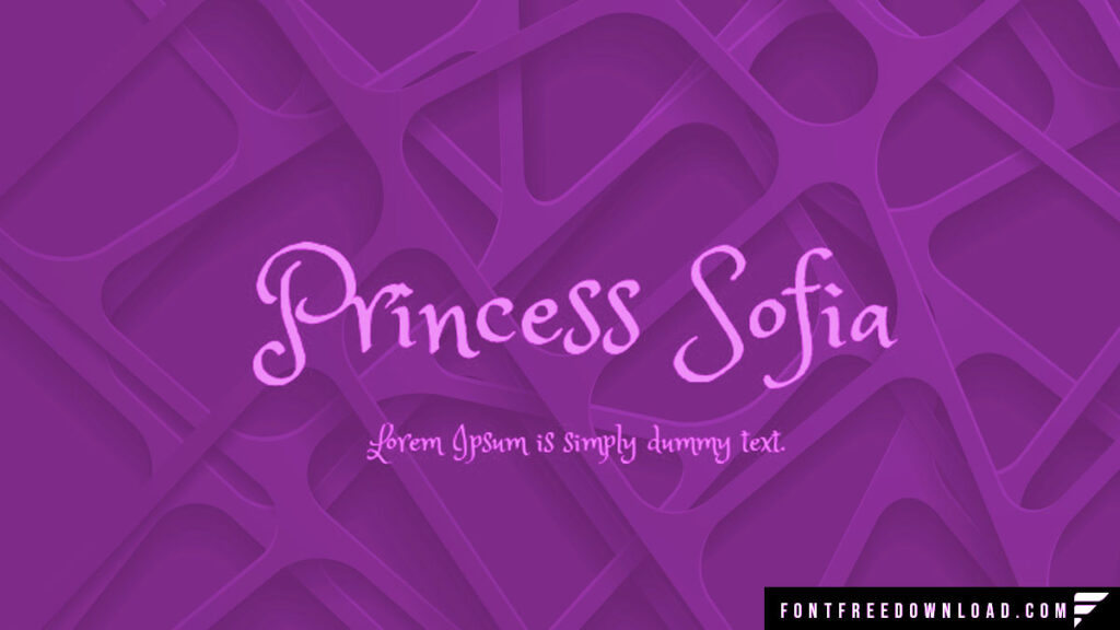 Princess Sofia Font Download for Desktop