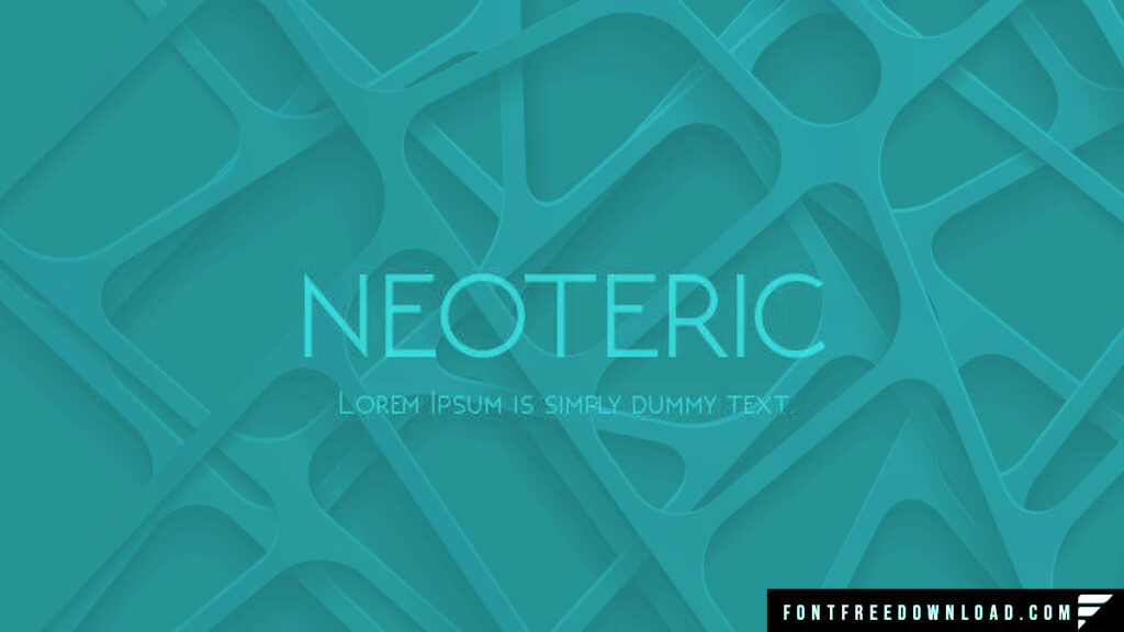 Revitalize Your Designs with the Neoteric Typeface