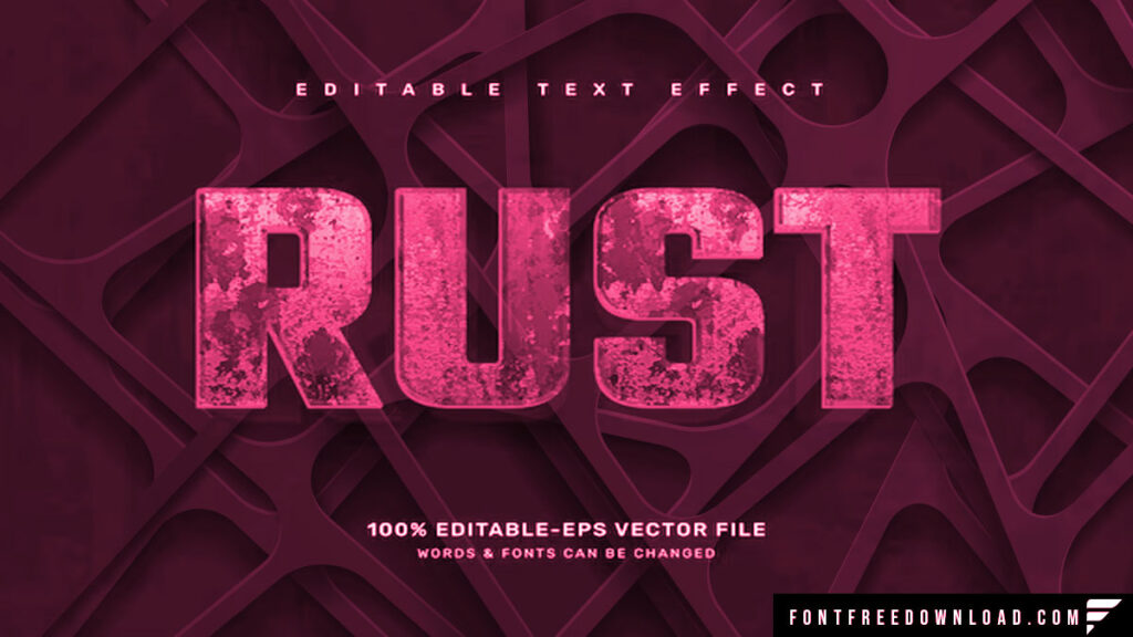 Rust Font Free Download TTF