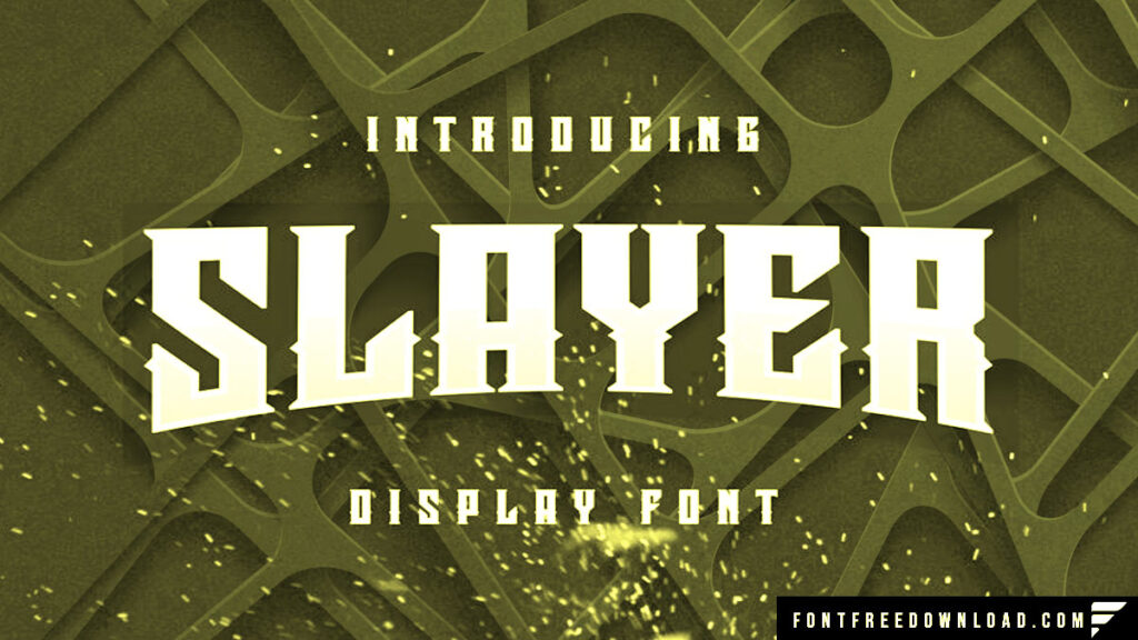 Slayer Regular Font Free Download