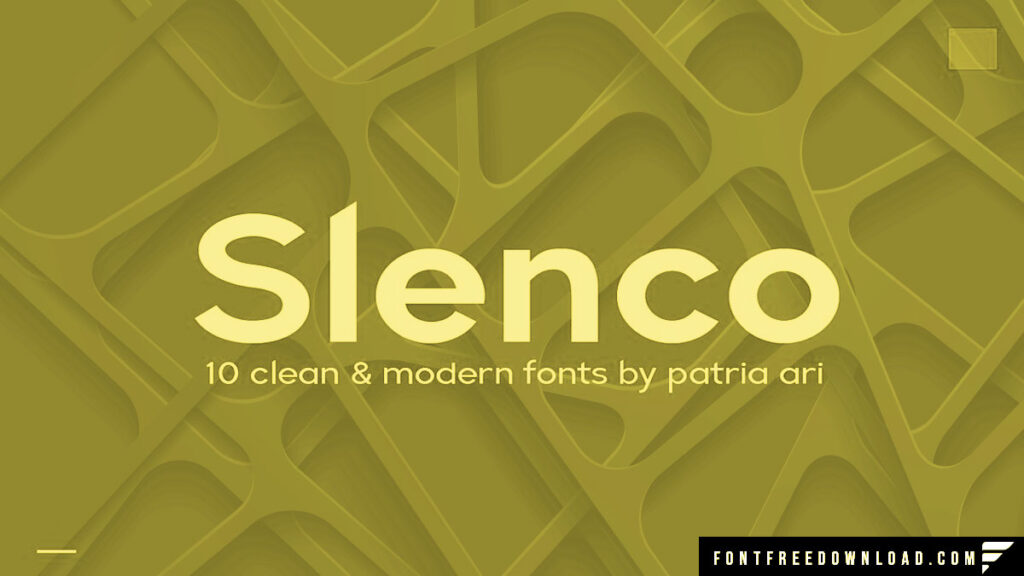 Slenco Font Free Download