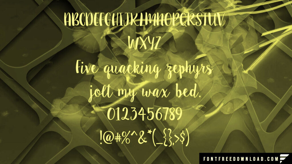 Sweet Pea Font View