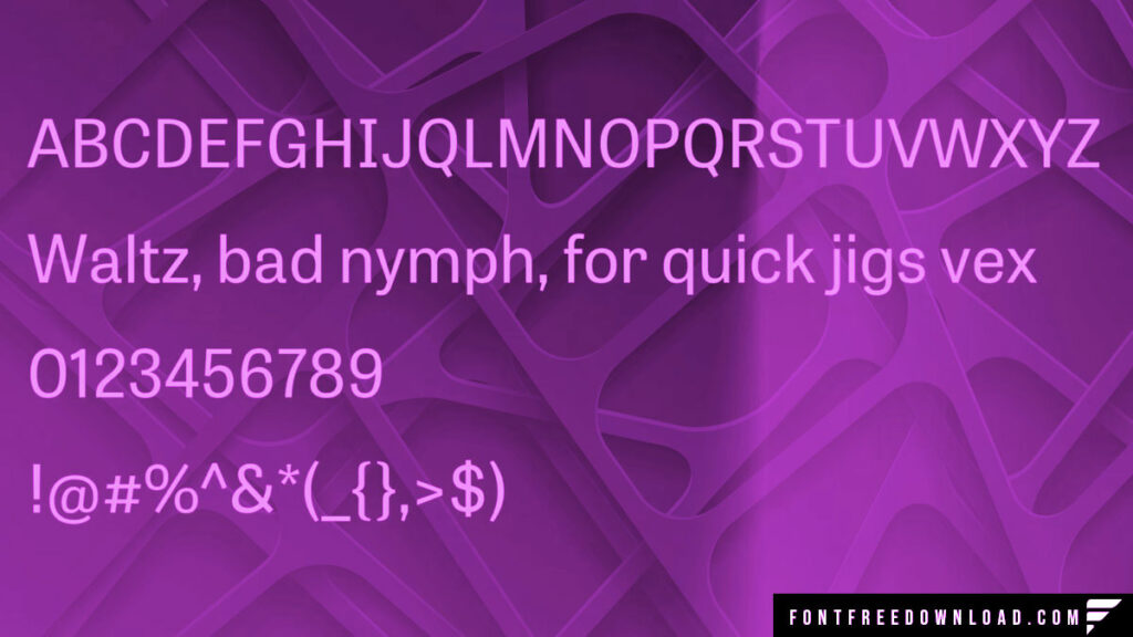 Tablet Gothic Font View