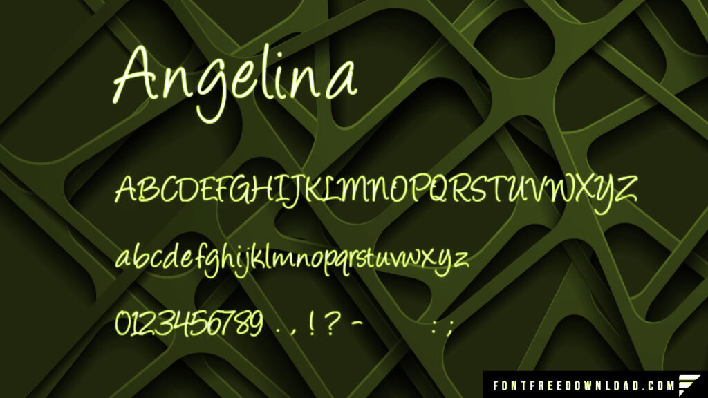 The Allure of Angelina Font