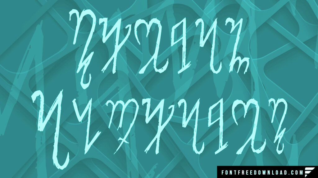 Theban Alphabet Font Free Download
