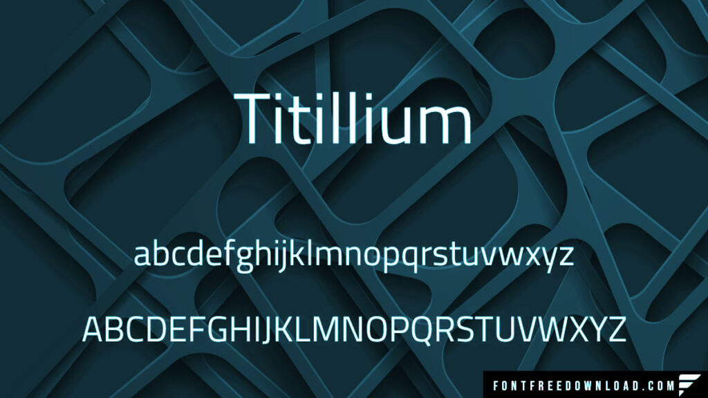 Titillium Web Font Family Free Download