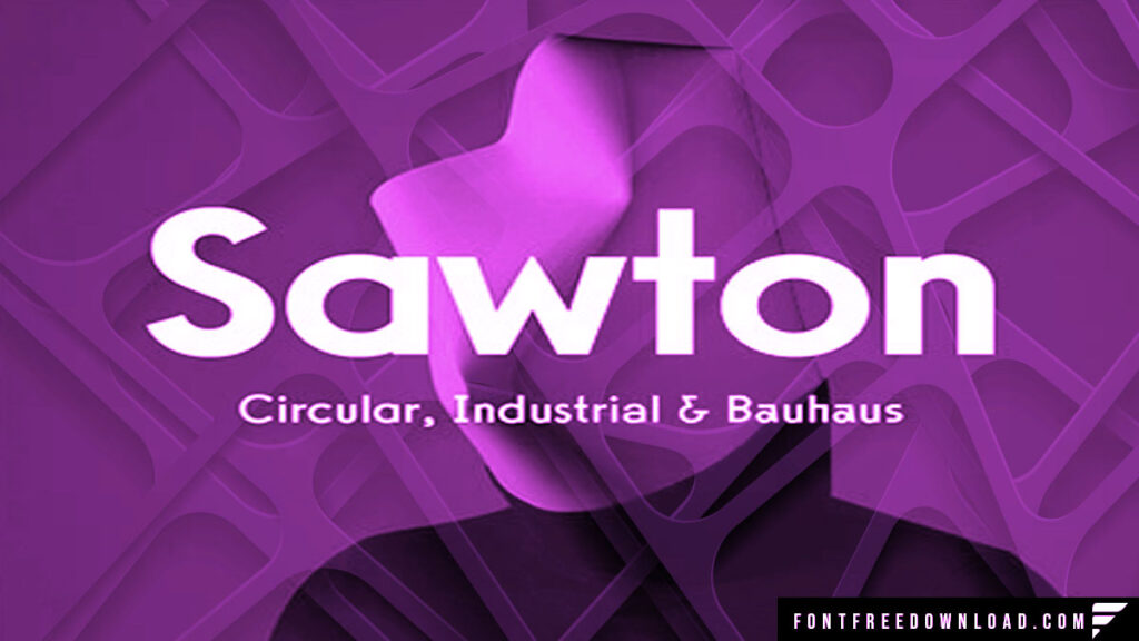 Utilize Sawton Font Across a Range of Design Projects