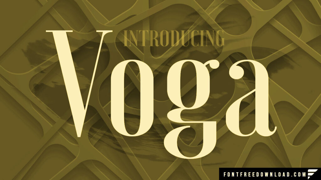 Voga Font Font Download for Desktop