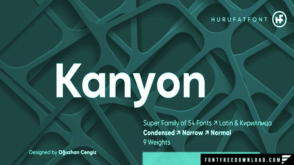 Ways to Utilize Kanyon Font