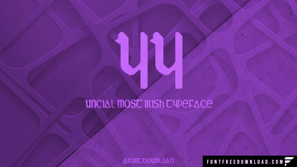 YY Uncial Most Irish Font Free Download