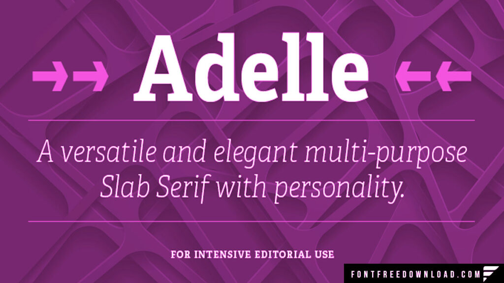 Adelle Font Free Download