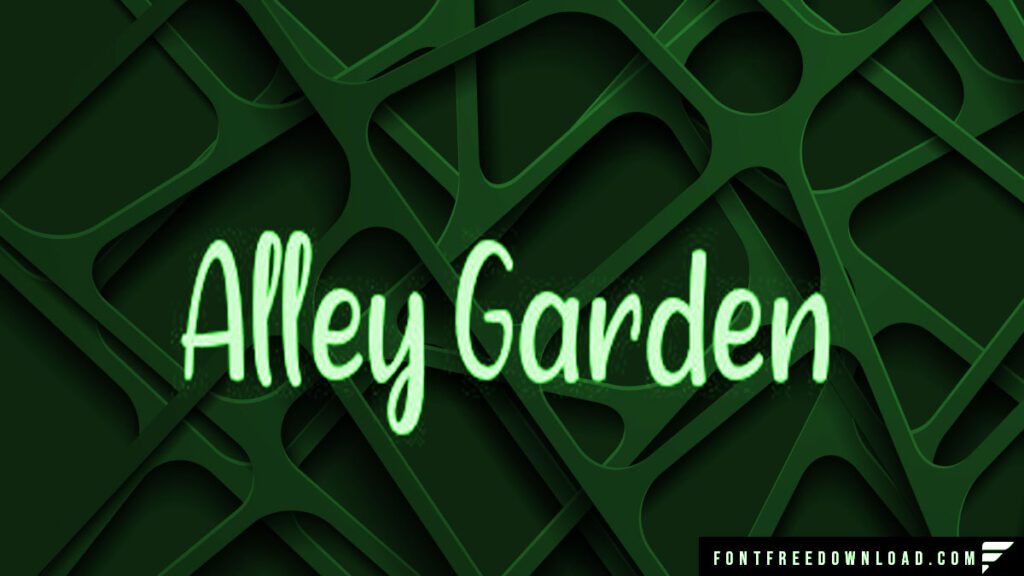 Alley Garden Font Free Download