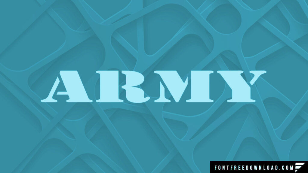 Army Font Free Download