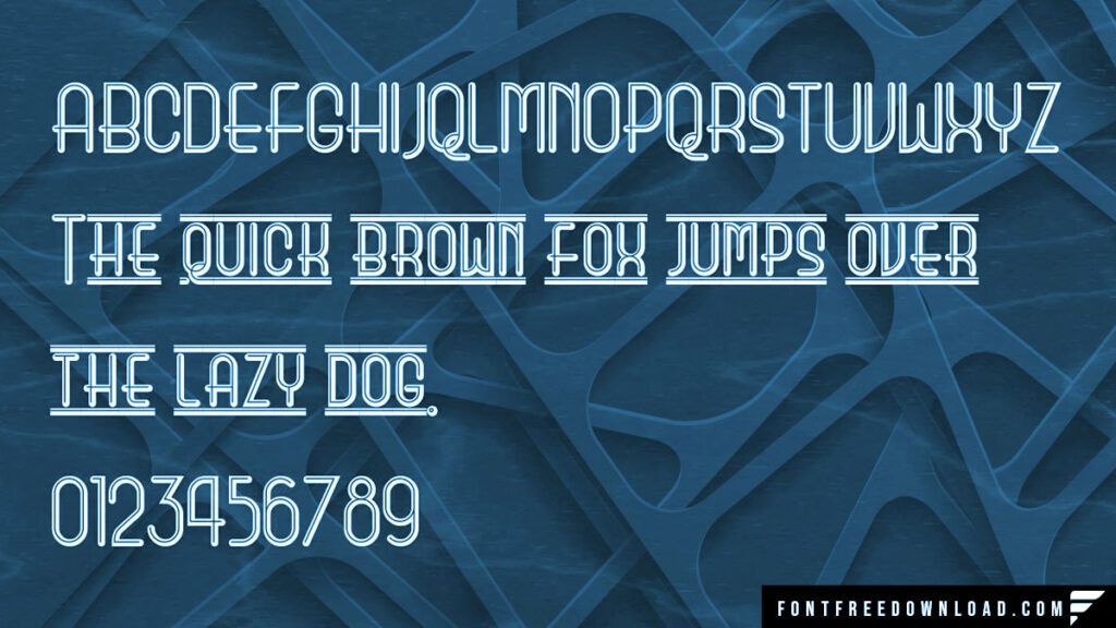 Art Deco Font View