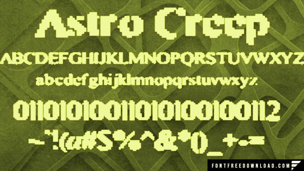 Astro Creep Font Family Free Download