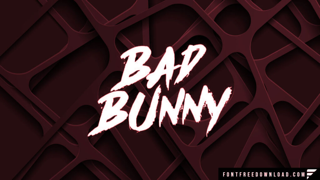 Bad Bunny Font Free Download