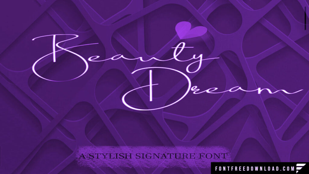 Beauty Dream Font Free Download