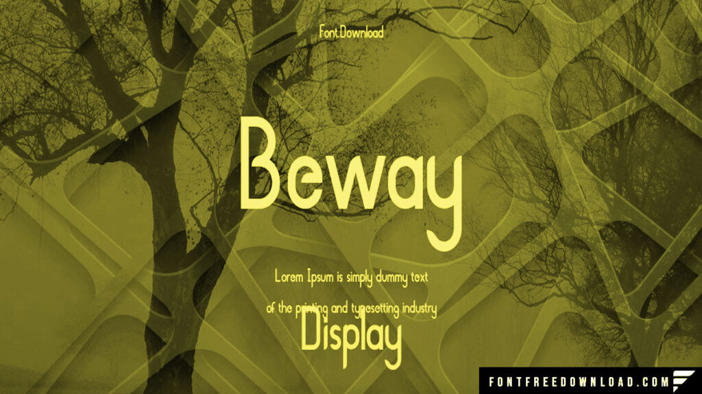 Beway Font Free Download