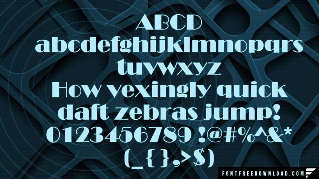 Broadway Font View