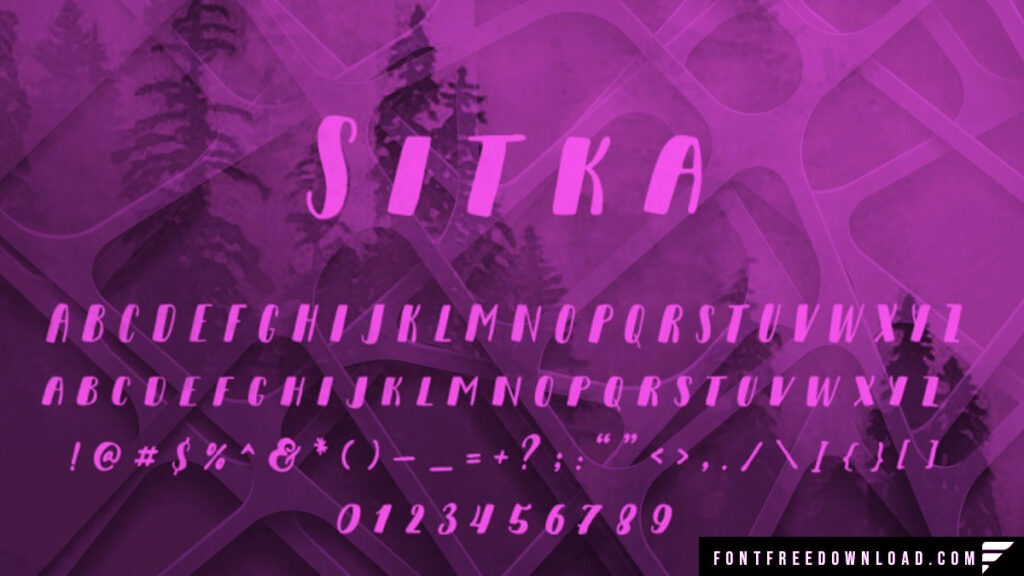 Brush Your Designs with Sitka Font