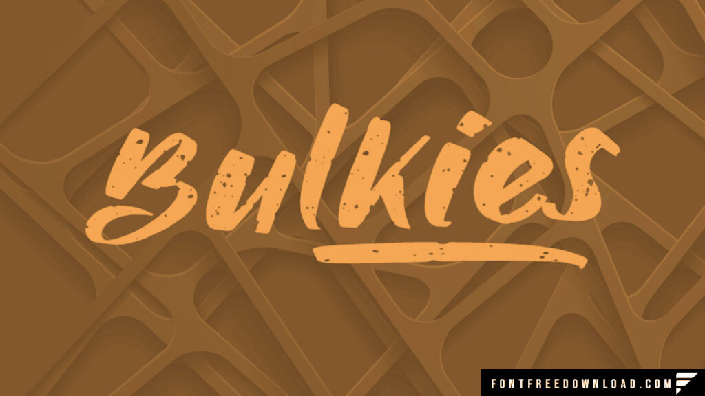 Bulkies Font Free Download