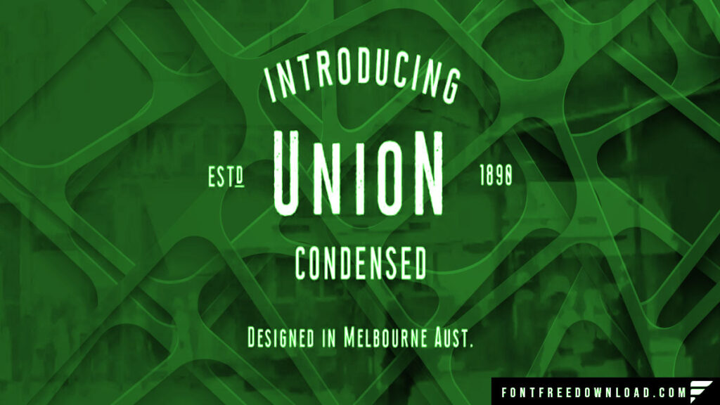 Condensed Elegance: Introducing the Union Font Family