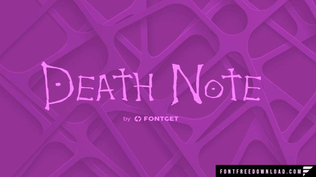 Death Note Font Free Download