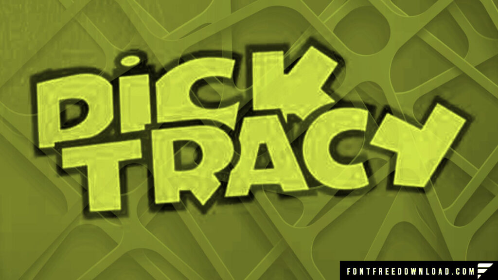 Dick Tracy Font Free Download