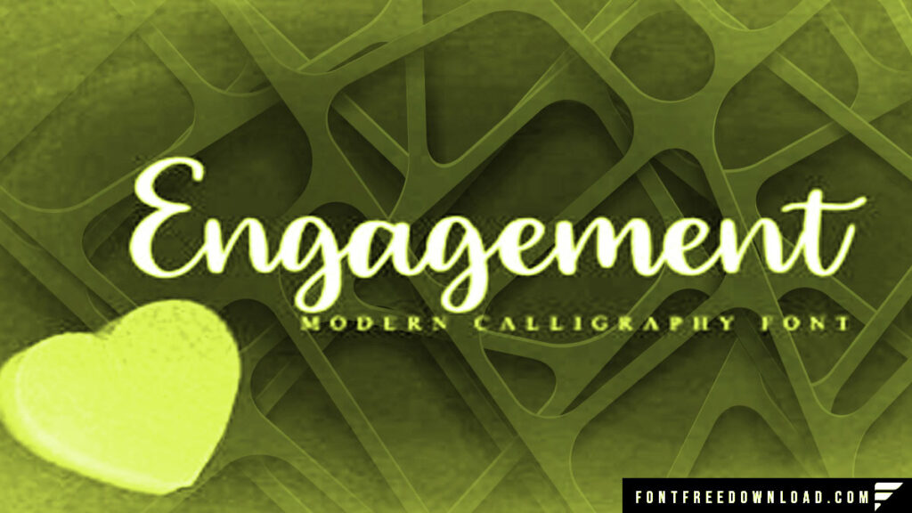 Engagement Font Free Download