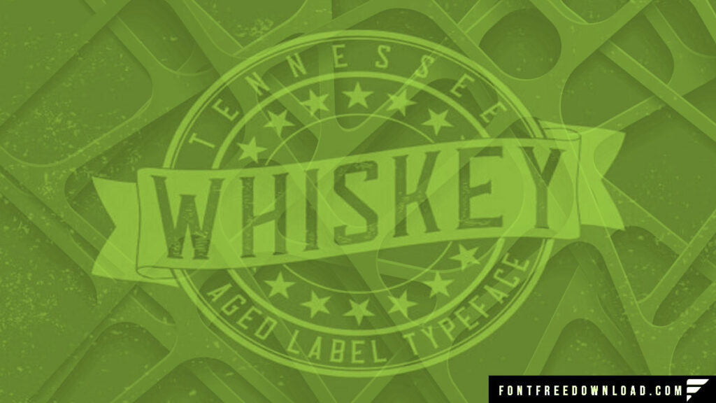 Font Inspired by Tennessee Whiskey Labels